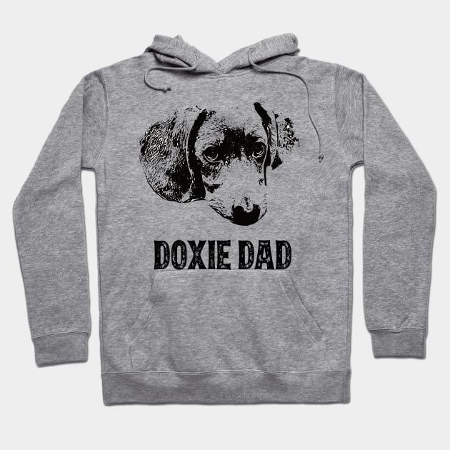 Doxie Dad Dachshund Wiener Dog Hoodie by DoggyStyles